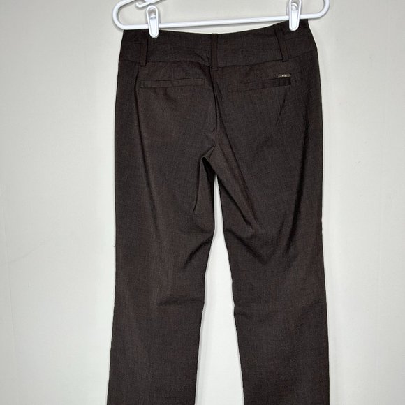 7th Avenue New York & Company Dress Pants Women's 4 Straight Leg Brown Office - Picture 3 of 14